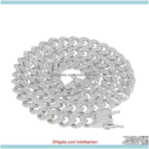 chains necklaces & pendants jewelryhip hop bling iced out 1m 16-24inches cuban link chain necklace gold sier jewelry for men drop delivery 2, Silver
chains necklaces & pendants jewelryhip hop bling iced out 1m 16-24inches cuban link chain necklace gold sier jewelry for men drop delivery 2, Silver