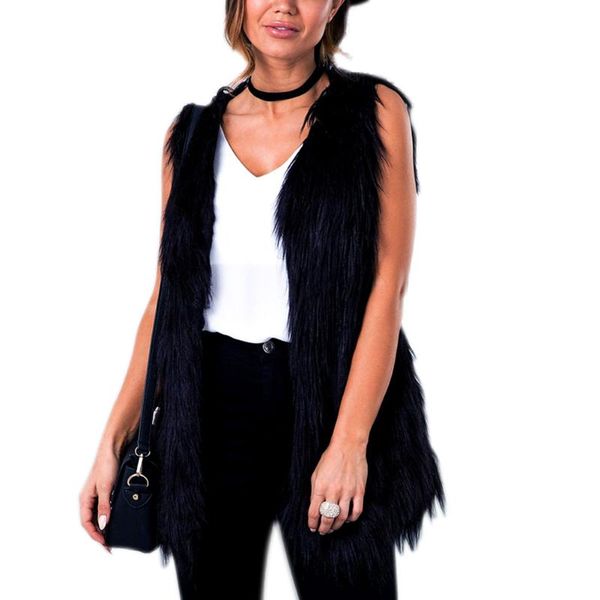 women's vests fashion autumn winter women vest solid color keep warm sleeveless jacket artifical fur coat ladies girls plus size s-2xl, Black;white
women's vests fashion autumn winter women vest solid color keep warm sleeveless jacket artifical fur coat ladies girls plus size s-2xl, Black;white