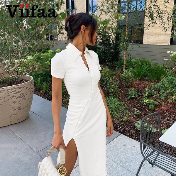 viifaa turn down collar white elegant party midi split dress women short sleeve single breasted knitted ladies dresses casual, Black;gray
viifaa turn down collar white elegant party midi split dress women short sleeve single breasted knitted ladies dresses casual, Black;gray
