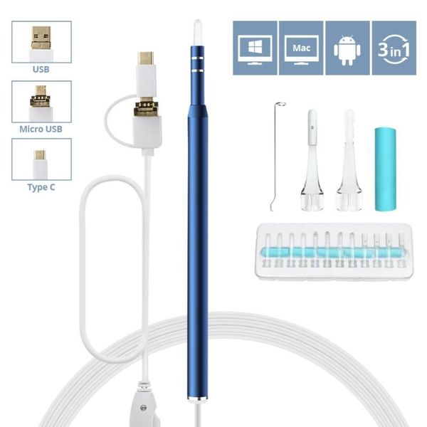 cameras est 5.5mm mini otoscope camera 480p ear health care usb visual cleaning endoscope for android type c smartphone pc
cameras est 5.5mm mini otoscope camera 480p ear health care usb visual cleaning endoscope for android type c smartphone pc