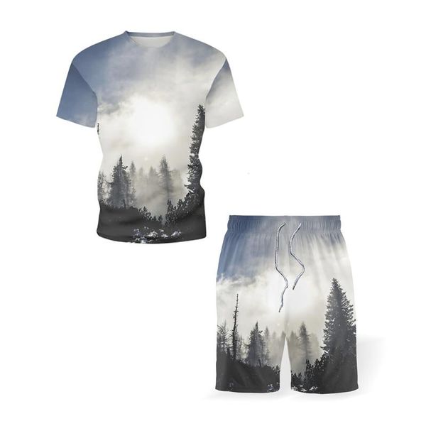 men's tracksuits 2021 fashion 3d deep mountain misty anime oversized t-shirt summer harajuku street o-neck short sleeve + shorts set, Gray
men's tracksuits 2021 fashion 3d deep mountain misty anime oversized t-shirt summer harajuku street o-neck short sleeve + shorts set, Gray