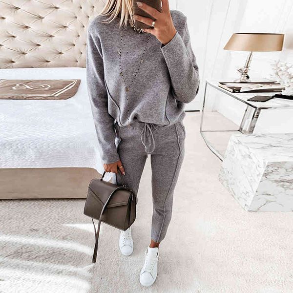 women's tracksuits spring winter long sleeve pullover drawstring pants casual trousers two piece set womens tracksuit clothing sport su, Gray
women's tracksuits spring winter long sleeve pullover drawstring pants casual trousers two piece set womens tracksuit clothing sport su, Gray