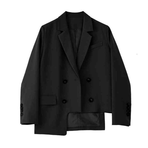women's suits & blazers shengpalae fashion brown blazer autumn notched loose double breasted hem irregular long sleeve suit jacket 7nt8, White;black
women's suits & blazers shengpalae fashion brown blazer autumn notched loose double breasted hem irregular long sleeve suit jacket 7nt8, White;black