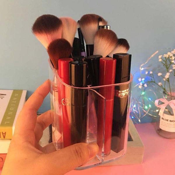 cosmetic makeup brush storage box acrylic nail polish pencil holder lipstick pen stand organizer clear 4 grids modern style boxes & bins
cosmetic makeup brush storage box acrylic nail polish pencil holder lipstick pen stand organizer clear 4 grids modern style boxes & bins