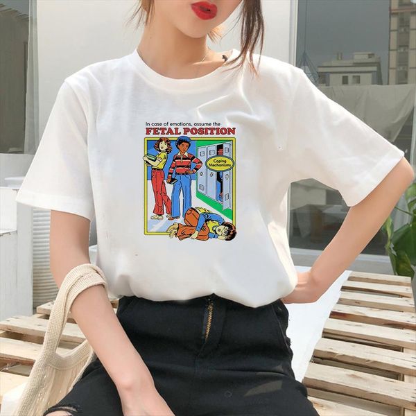 in case of emotions assume womens t shirts the fetal position graphic science summer grunge aestheti y2k ropa tumblr mujer, White
in case of emotions assume womens t shirts the fetal position graphic science summer grunge aestheti y2k ropa tumblr mujer, White