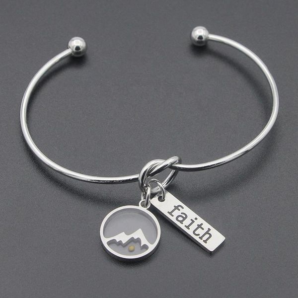 bangle selling faith can move mountains bracelet stainless steel mustard seed christian jewelry gifts, Black
bangle selling faith can move mountains bracelet stainless steel mustard seed christian jewelry gifts, Black