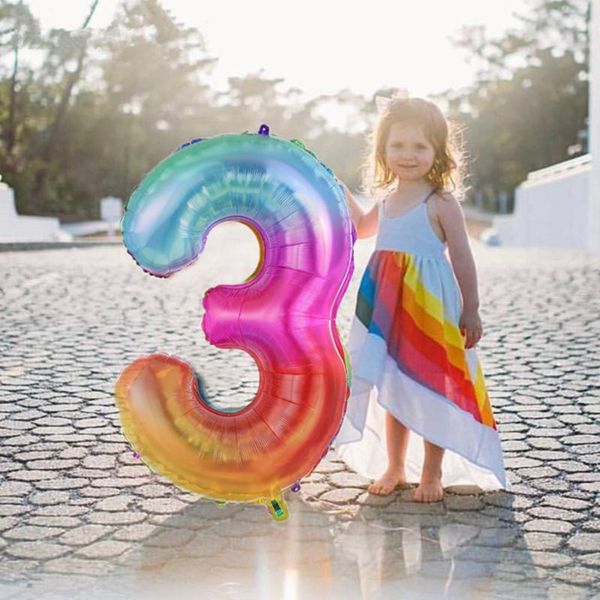 party decoration 40inch gradient rainbow number foil helium balloons 16 21 years old birthday kids globos
party decoration 40inch gradient rainbow number foil helium balloons 16 21 years old birthday kids globos