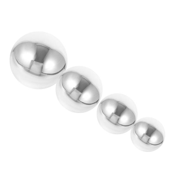 novelty items 4pcs decorative stainless steel hollow mirror surface balls gazing globe
novelty items 4pcs decorative stainless steel hollow mirror surface balls gazing globe