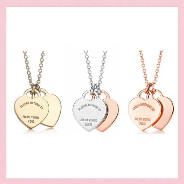 classic double chains heart pendant necklace 925 sterling silver rose gold 45cm jewelry gifts for your relatives
classic double chains heart pendant necklace 925 sterling silver rose gold 45cm jewelry gifts for your relatives