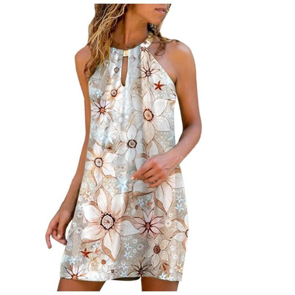 women's swimwear fashion summer casual metal hanging neck printed strapless dress bikinis swim cover up robe plage beachwear beach, White;black
women's swimwear fashion summer casual metal hanging neck printed strapless dress bikinis swim cover up robe plage beachwear beach, White;black