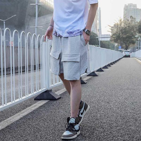 drawstring pokcets cargo shorts loose casual straight above knee length pants hip hop elastic waist oversize men1, White;black
drawstring pokcets cargo shorts loose casual straight above knee length pants hip hop elastic waist oversize men1, White;black