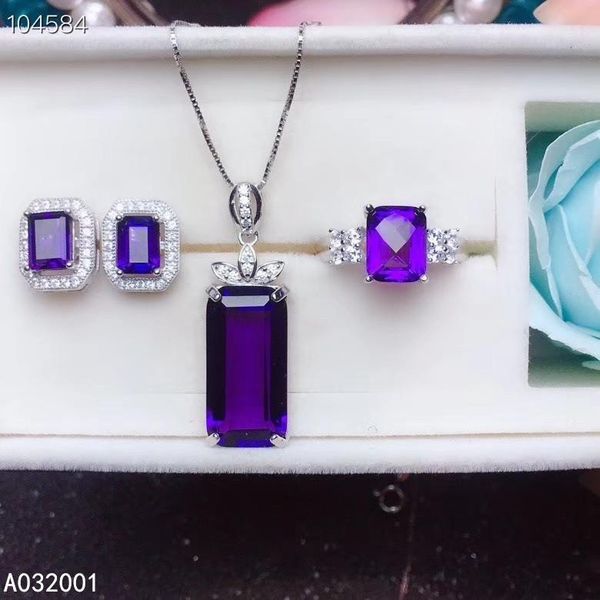 fine jewelry amethyst 925 sterling silver women pendant necklace chain earrings ring set noble bracelet, &, Black
fine jewelry amethyst 925 sterling silver women pendant necklace chain earrings ring set noble bracelet, &, Black