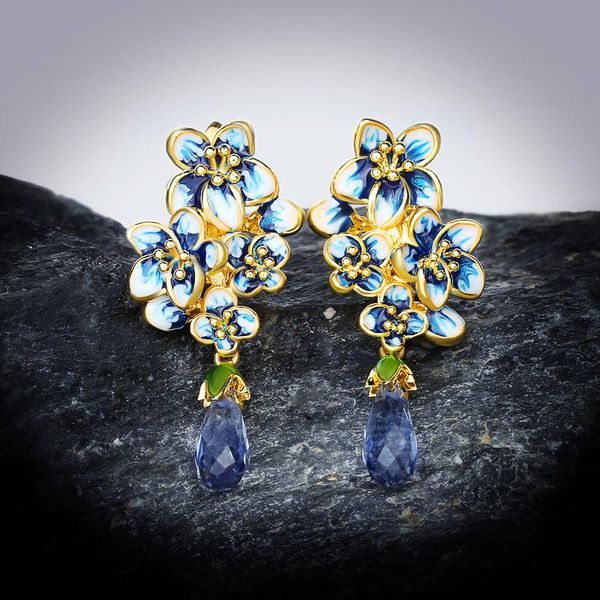 dangle & chandelier 925 silver elegant and exquisite blue floral drop earrings female wedding engagement party jewelry gift wholesale
dangle & chandelier 925 silver elegant and exquisite blue floral drop earrings female wedding engagement party jewelry gift wholesale