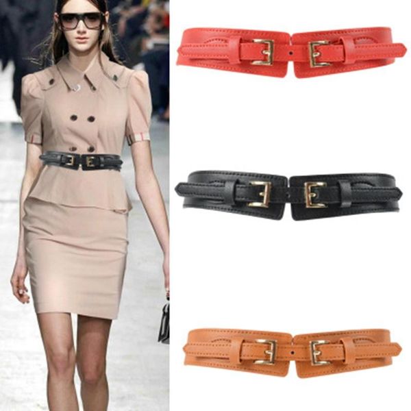 belts ladies belt wide elastic waist seal double buckle female decorative dress coat sweater pin, Black;brown
belts ladies belt wide elastic waist seal double buckle female decorative dress coat sweater pin, Black;brown