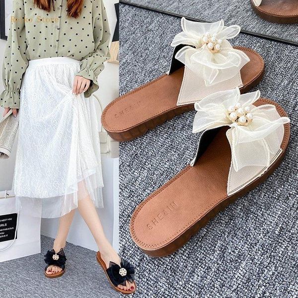 bowknot girl heart flat slippers women's summer fashion outer wear soft bottom non-slip beach shoes outdoor sweet, Black
bowknot girl heart flat slippers women's summer fashion outer wear soft bottom non-slip beach shoes outdoor sweet, Black