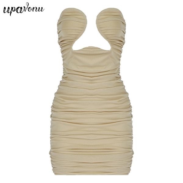 trendy draped design strapless sleeveless bodycon celebrity party club mesh mini dress vestido 210524, Black;gray
trendy draped design strapless sleeveless bodycon celebrity party club mesh mini dress vestido 210524, Black;gray