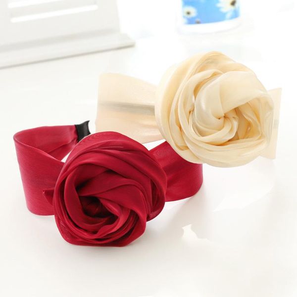 hair accessories fashion women gauze headdress bright silk rose flower bands solid color bezel headwear wide headband, Slivery;white
hair accessories fashion women gauze headdress bright silk rose flower bands solid color bezel headwear wide headband, Slivery;white