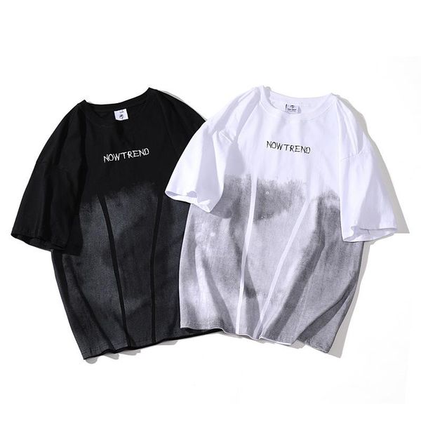 men's t-shirts t-shirt hip hop clothes for teens summer with short sleeves personality trend gradient color round neck, White;black
men's t-shirts t-shirt hip hop clothes for teens summer with short sleeves personality trend gradient color round neck, White;black