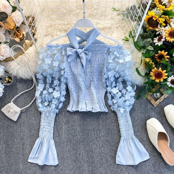 women's blouses & shirts fashion women mesh tulle puff sleeve shirt female off shoulder elastic slim crop 2021 elegant ladies blou, White
women's blouses & shirts fashion women mesh tulle puff sleeve shirt female off shoulder elastic slim crop 2021 elegant ladies blou, White