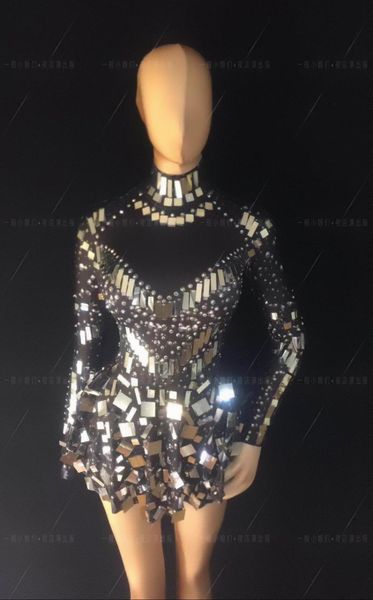 shining silver mirrors stone dress female singer dancer bright bodysuit costume one-piece nightclub oufit party dresses suits
shining silver mirrors stone dress female singer dancer bright bodysuit costume one-piece nightclub oufit party dresses suits