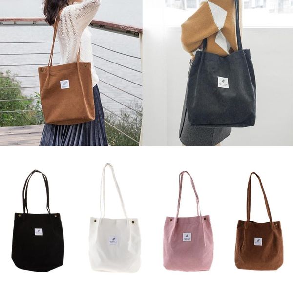 women lady vintage durable canvas tote large capacity handbag corduroy shoulder bag storage bags
women lady vintage durable canvas tote large capacity handbag corduroy shoulder bag storage bags