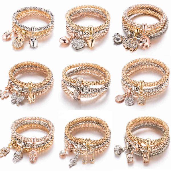 3pcs/set owl crystal heart bracelet & gold/silverized elephant anchor pendant female rhinestone gift, Golden;silver
3pcs/set owl crystal heart bracelet & gold/silverized elephant anchor pendant female rhinestone gift, Golden;silver