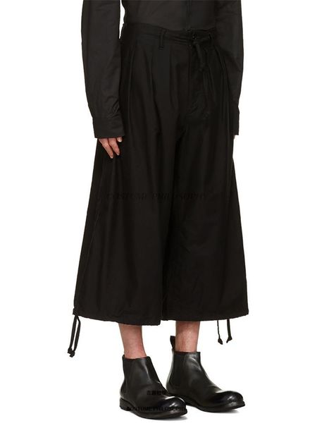 men's pants menswear fashion trend designer super loose casual personality pleated wide-leg plus size clothing, Black
men's pants menswear fashion trend designer super loose casual personality pleated wide-leg plus size clothing, Black