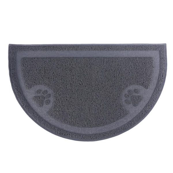 pet semicircle cat litter mat place supplies (gray) beds & furniture
pet semicircle cat litter mat place supplies (gray) beds & furniture