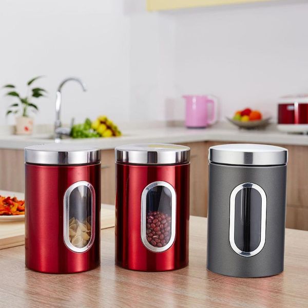 storage bottles & jars 1pc stainless steel kitchen canister sugar tea coffee candy containers with transparent
storage bottles & jars 1pc stainless steel kitchen canister sugar tea coffee candy containers with transparent
