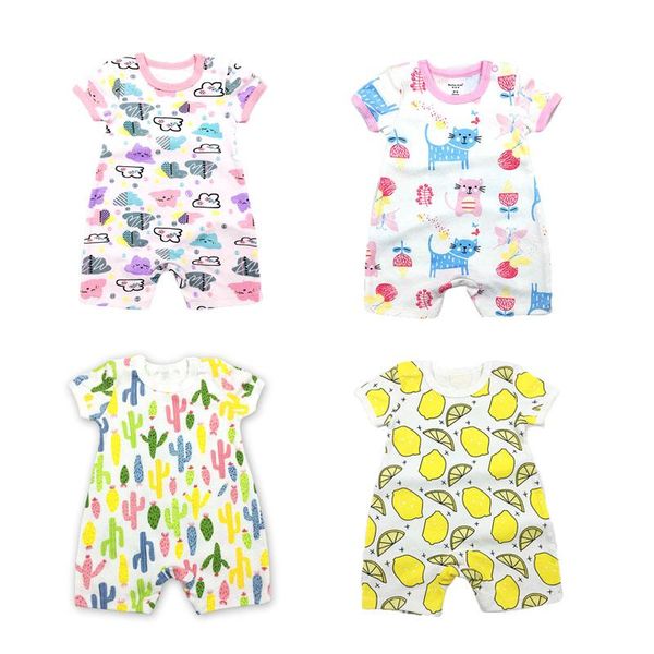 summer born baby romper cotton short-sleeved boy cartoon clothes girl print suit crawling 4 pieces jumpsuits, Blue
summer born baby romper cotton short-sleeved boy cartoon clothes girl print suit crawling 4 pieces jumpsuits, Blue