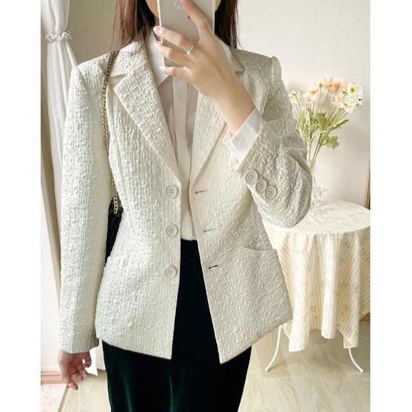 women's jackets plait wrinkle suit collect waist cultivate morality show thin black white ol female season long sleeve short coat, Black;brown
women's jackets plait wrinkle suit collect waist cultivate morality show thin black white ol female season long sleeve short coat, Black;brown