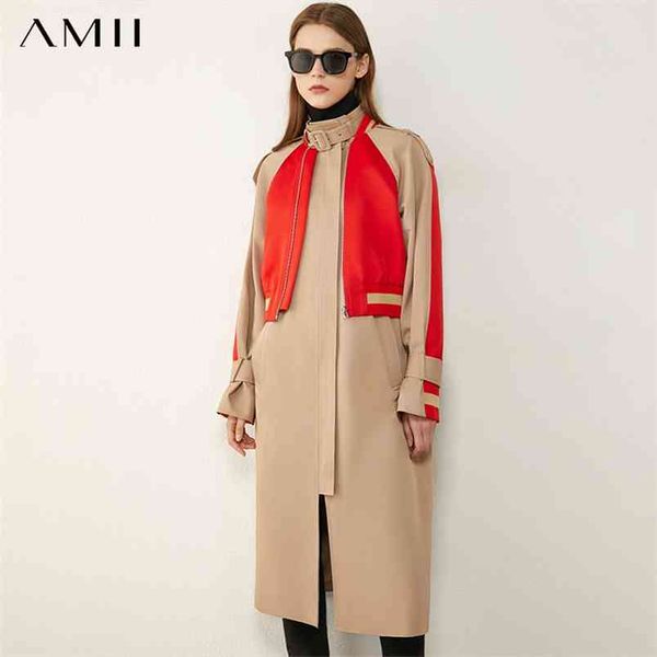 minimalism winter fashion women's trench coat causal standcollar patchwork 12070382 210527, Tan;black
minimalism winter fashion women's trench coat causal standcollar patchwork 12070382 210527, Tan;black