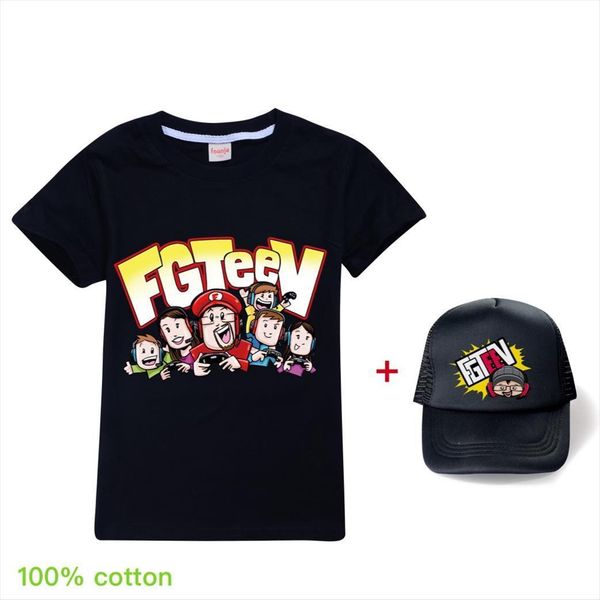 12 colors fgteev kids clothes boys and girls cotton t shirts children fashion clothing summer casual tees sunhat, Blue
12 colors fgteev kids clothes boys and girls cotton t shirts children fashion clothing summer casual tees sunhat, Blue