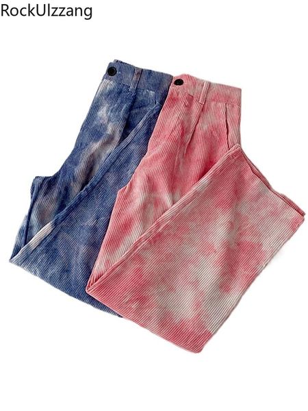 button zipper corduroy pant women korean tie dye high waist loose straight trouser fashion contrast simple streetwear cute women's pant, Black;white
button zipper corduroy pant women korean tie dye high waist loose straight trouser fashion contrast simple streetwear cute women's pant, Black;white