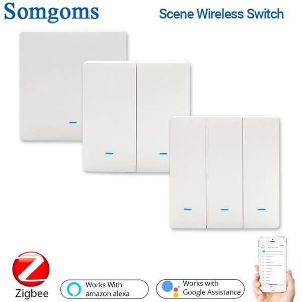 smart home control tuya zigbee battery switch, scene panel switch one button automation working with hub, one-click linkage
smart home control tuya zigbee battery switch, scene panel switch one button automation working with hub, one-click linkage