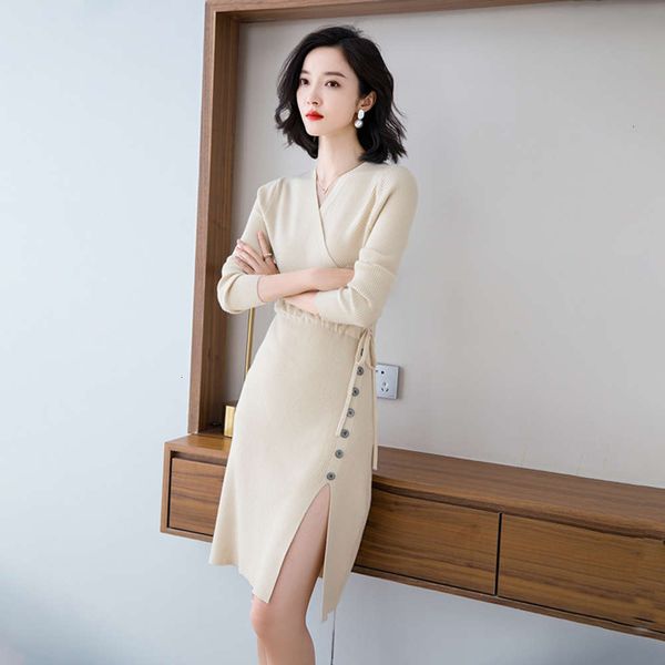 casual dresses dress women clothes early autumn drawstring knitted solid medium hem split long sleeve women's skirt phhw, Black;gray
casual dresses dress women clothes early autumn drawstring knitted solid medium hem split long sleeve women's skirt phhw, Black;gray