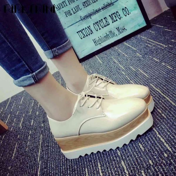 dress shoes fashion female round head vulcanize lace up wees platform vulcanized women spring sier thick bottom shoes woman, Black
dress shoes fashion female round head vulcanize lace up wees platform vulcanized women spring sier thick bottom shoes woman, Black