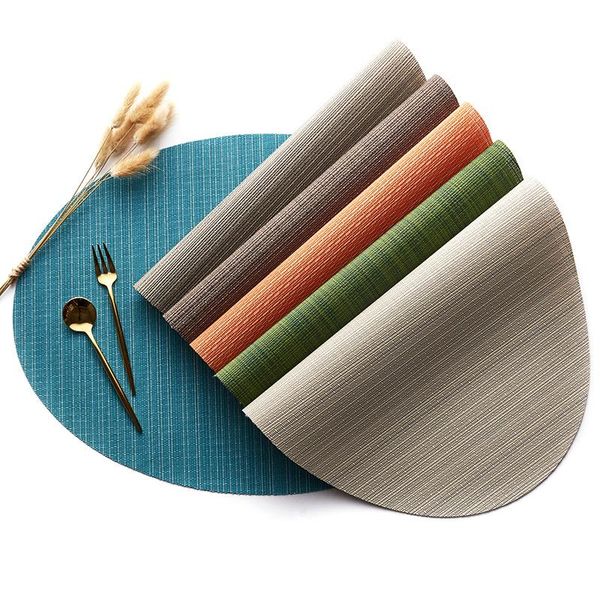 mats & pads 2pcs table mat pvc pad anti-skid el restaurant oval placemat for decoration
mats & pads 2pcs table mat pvc pad anti-skid el restaurant oval placemat for decoration