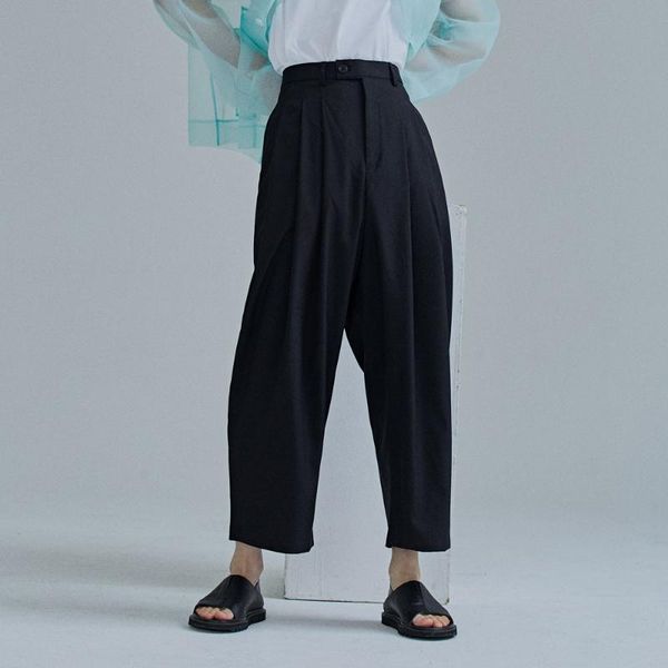 men's pants style harem loose and versatile show thin solid color straight tube wide leg capris big size trendy, Black
men's pants style harem loose and versatile show thin solid color straight tube wide leg capris big size trendy, Black