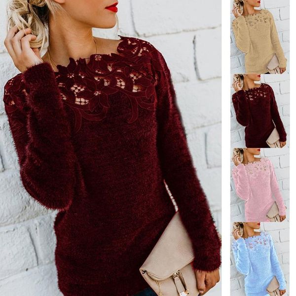 women's sweaters womens winter warmer sweater ladies lace patchwork jumper pullover solid harajuku korean long knitted, White;black
women's sweaters womens winter warmer sweater ladies lace patchwork jumper pullover solid harajuku korean long knitted, White;black