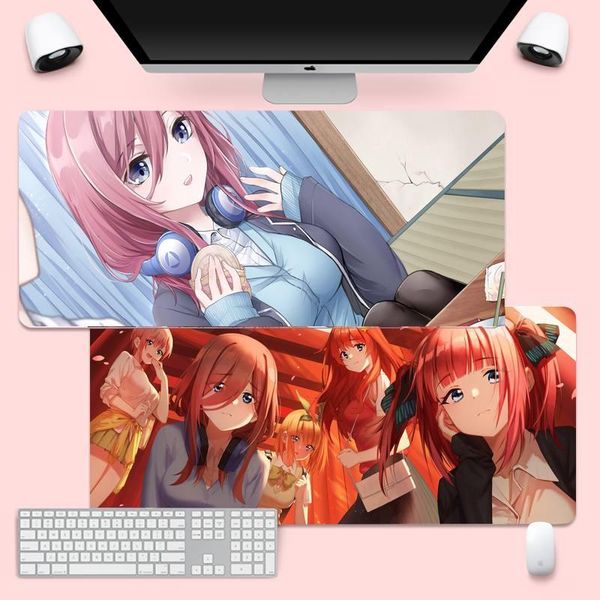 mouse pads & wrist rests miku nakano lapcomputer mousepad xl large gamer soft keyboard pc desk mat takuo anti-slip comfort pad
mouse pads & wrist rests miku nakano lapcomputer mousepad xl large gamer soft keyboard pc desk mat takuo anti-slip comfort pad