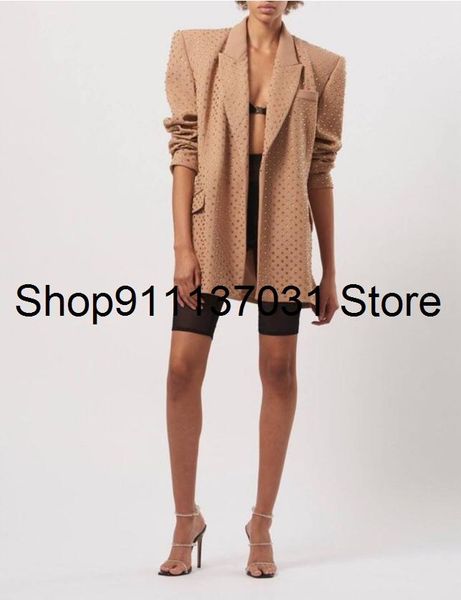 women's suits & blazers 2021ss spring women luxury diamonds blazer coat female fashion overcoat jacket ddxgz2 3.12, White;black
women's suits & blazers 2021ss spring women luxury diamonds blazer coat female fashion overcoat jacket ddxgz2 3.12, White;black