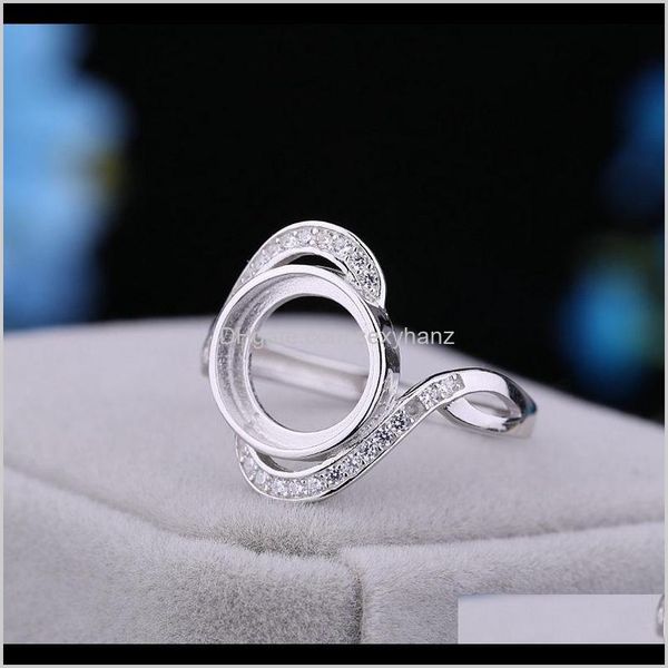 cluster rings jewelry drop delivery 2021 925 sterling sier 10x10mm round cabochon semi mount for amber opal lapis lazuli turquoise setting e, Golden;silver
cluster rings jewelry drop delivery 2021 925 sterling sier 10x10mm round cabochon semi mount for amber opal lapis lazuli turquoise setting e, Golden;silver