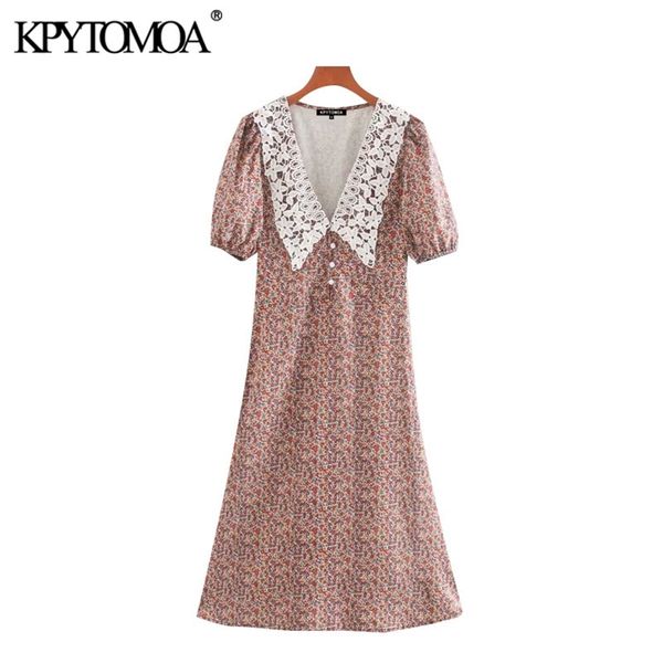 women chic fashion floral print lace midi dress vintage lapel collar short sleeve female dresses vestidos mujer 210420, Black;gray
women chic fashion floral print lace midi dress vintage lapel collar short sleeve female dresses vestidos mujer 210420, Black;gray