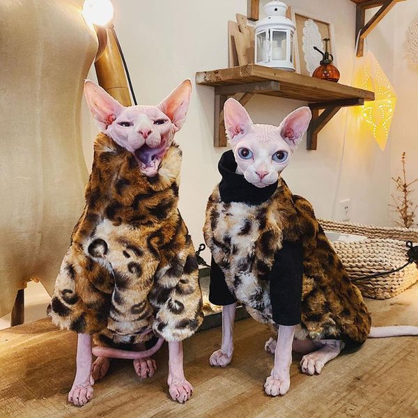 cat costumes sphinx clothes winter warm leopard print for kitten sphynx fashion clothing fur coat luxury sphinksu
cat costumes sphinx clothes winter warm leopard print for kitten sphynx fashion clothing fur coat luxury sphinksu