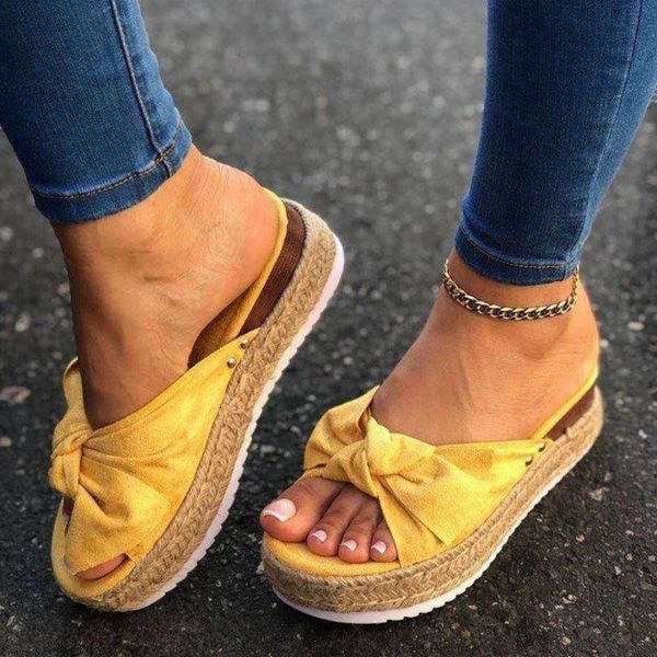 slippers women 2021 summer fashion rope bow-tie thick bottom classic open toe heightened shoes, Black
slippers women 2021 summer fashion rope bow-tie thick bottom classic open toe heightened shoes, Black