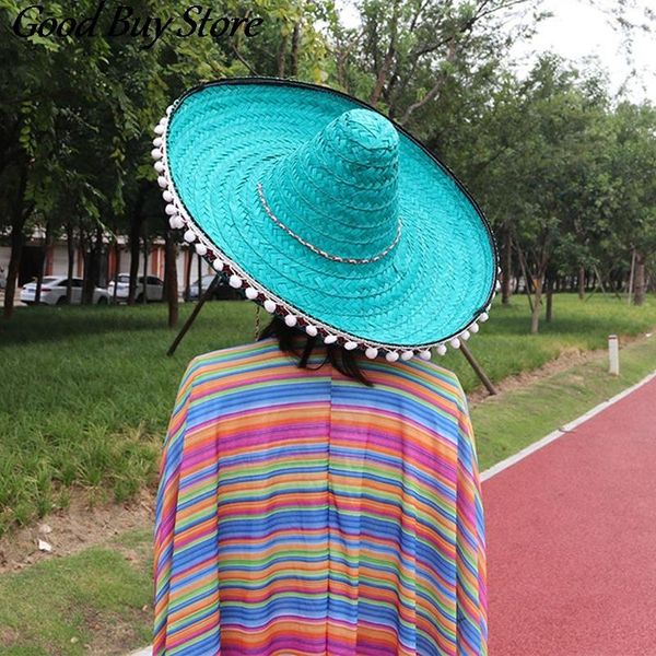wide brim hats retro tassel beach panama oversized bucket cosplay witch sombrero men women party sun hat large size raffia cool, Blue;gray
wide brim hats retro tassel beach panama oversized bucket cosplay witch sombrero men women party sun hat large size raffia cool, Blue;gray
