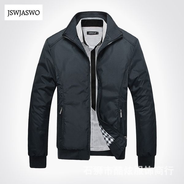 jason wolf new singlet youth collar spring and autumn leisure business jacket men's coat, Black;brown
jason wolf new singlet youth collar spring and autumn leisure business jacket men's coat, Black;brown