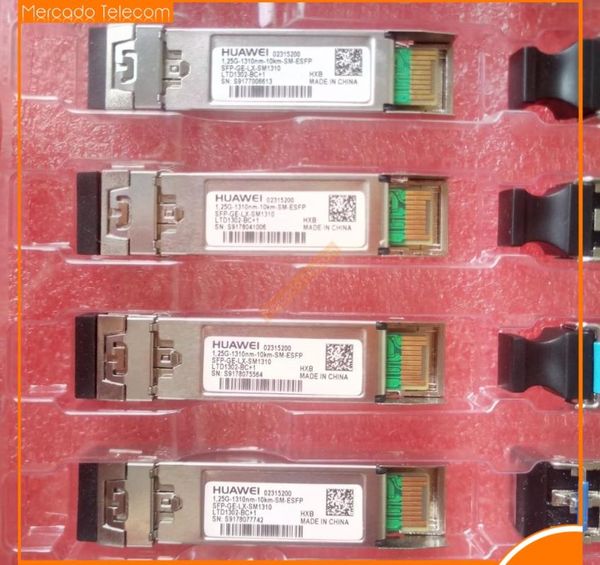 fiber optic equipment orginal quality warranty hw sfp - ge lx sm 1310 02315200 gigabit 1.25g single-mode 10km optical module simple & sealed
fiber optic equipment orginal quality warranty hw sfp - ge lx sm 1310 02315200 gigabit 1.25g single-mode 10km optical module simple & sealed