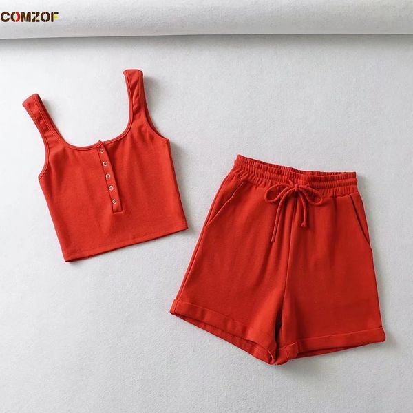 2021 summer women ins two piece set tank +shorts casual suits femme crop tracksuit clothing conjuntos de mujer, Gray
2021 summer women ins two piece set tank +shorts casual suits femme crop tracksuit clothing conjuntos de mujer, Gray